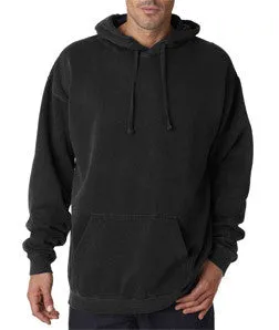 1567 Chouinard Adult Hooded Blended Sweatshirt Black Dirdye