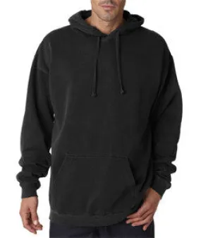 1567 Chouinard Adult Hooded Blended Sweatshirt Black Dirdye