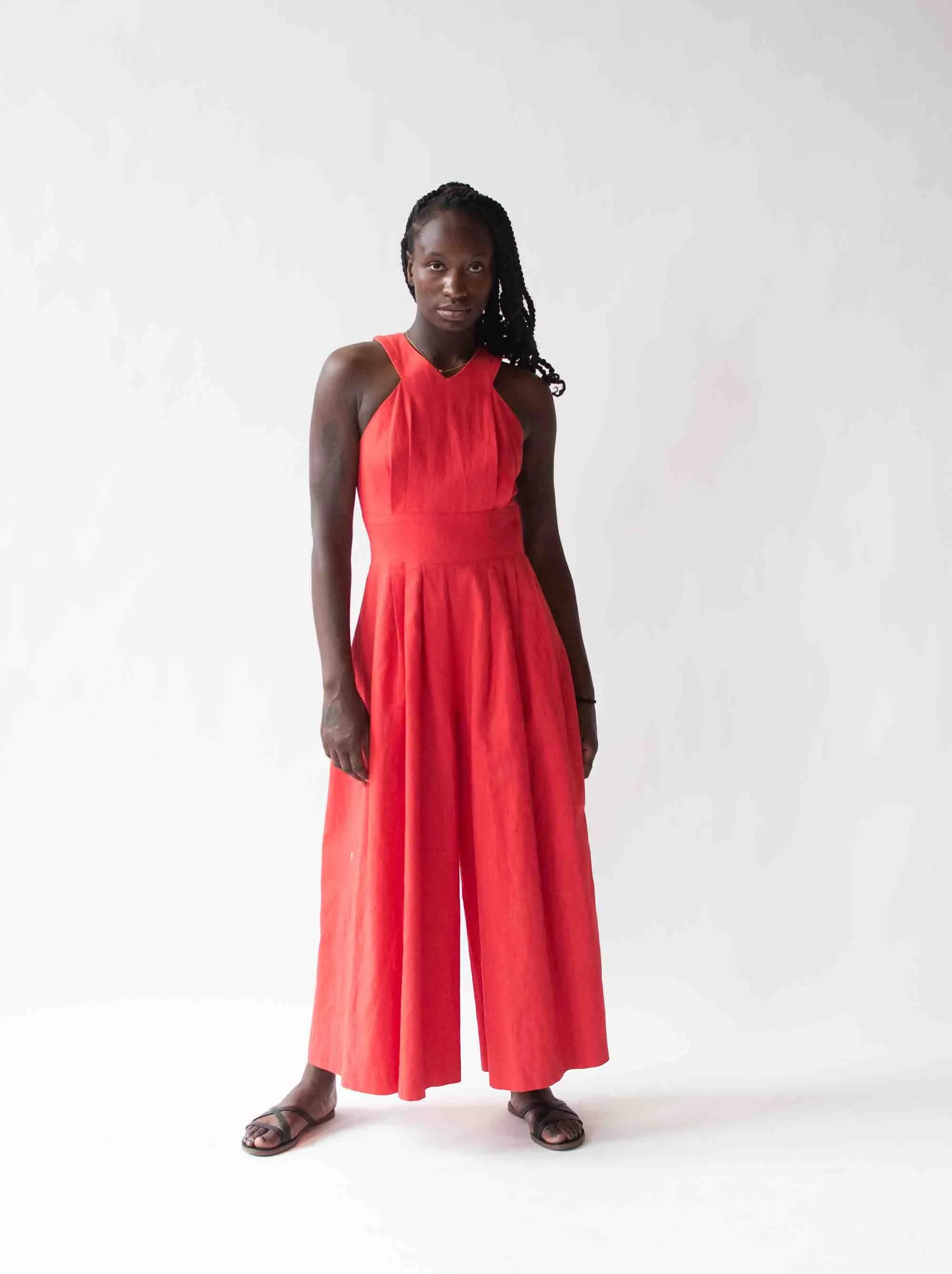 1990s Wide Leg Jumpsuit