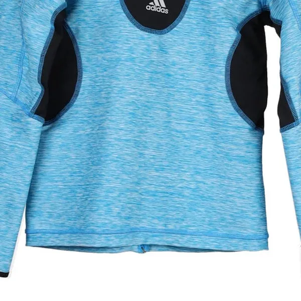 Adidas Track Jacket - XS Blue Cotton