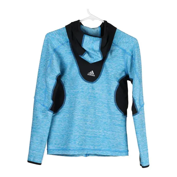 Adidas Track Jacket - XS Blue Cotton