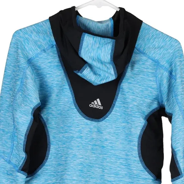 Adidas Track Jacket - XS Blue Cotton