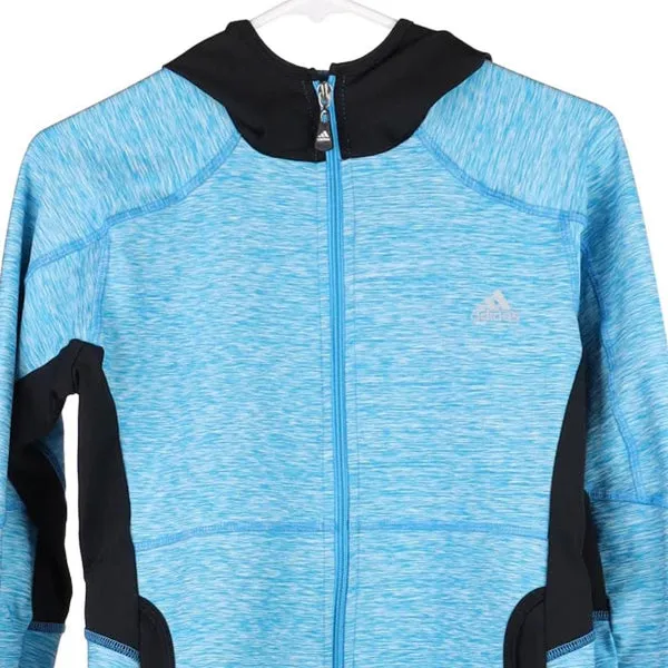 Adidas Track Jacket - XS Blue Cotton