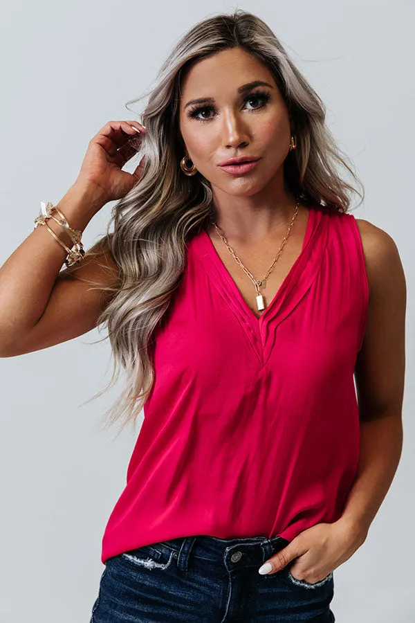 All About Fashion Shift Top in Rose