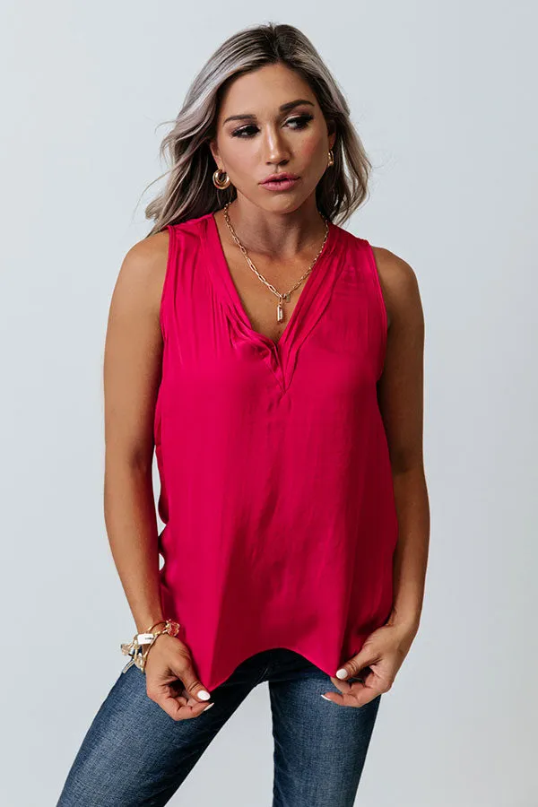 All About Fashion Shift Top in Rose