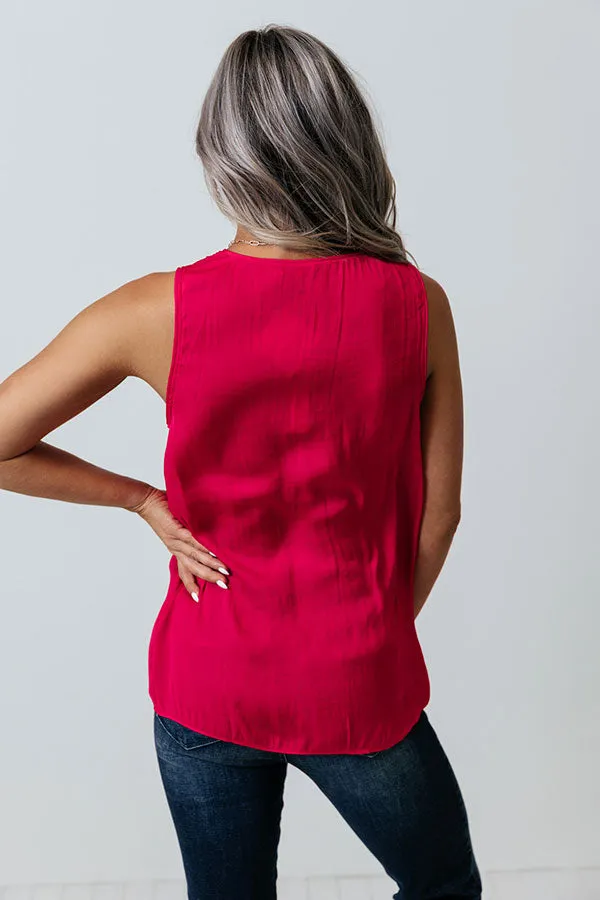 All About Fashion Shift Top in Rose