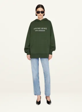 Anine Bing Alto Hoodie in DARK OLIVE