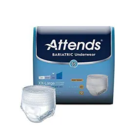 Attends Bariatric Unisex Protective Underwear with DermaDry Technology - XX-Large - Case of 48