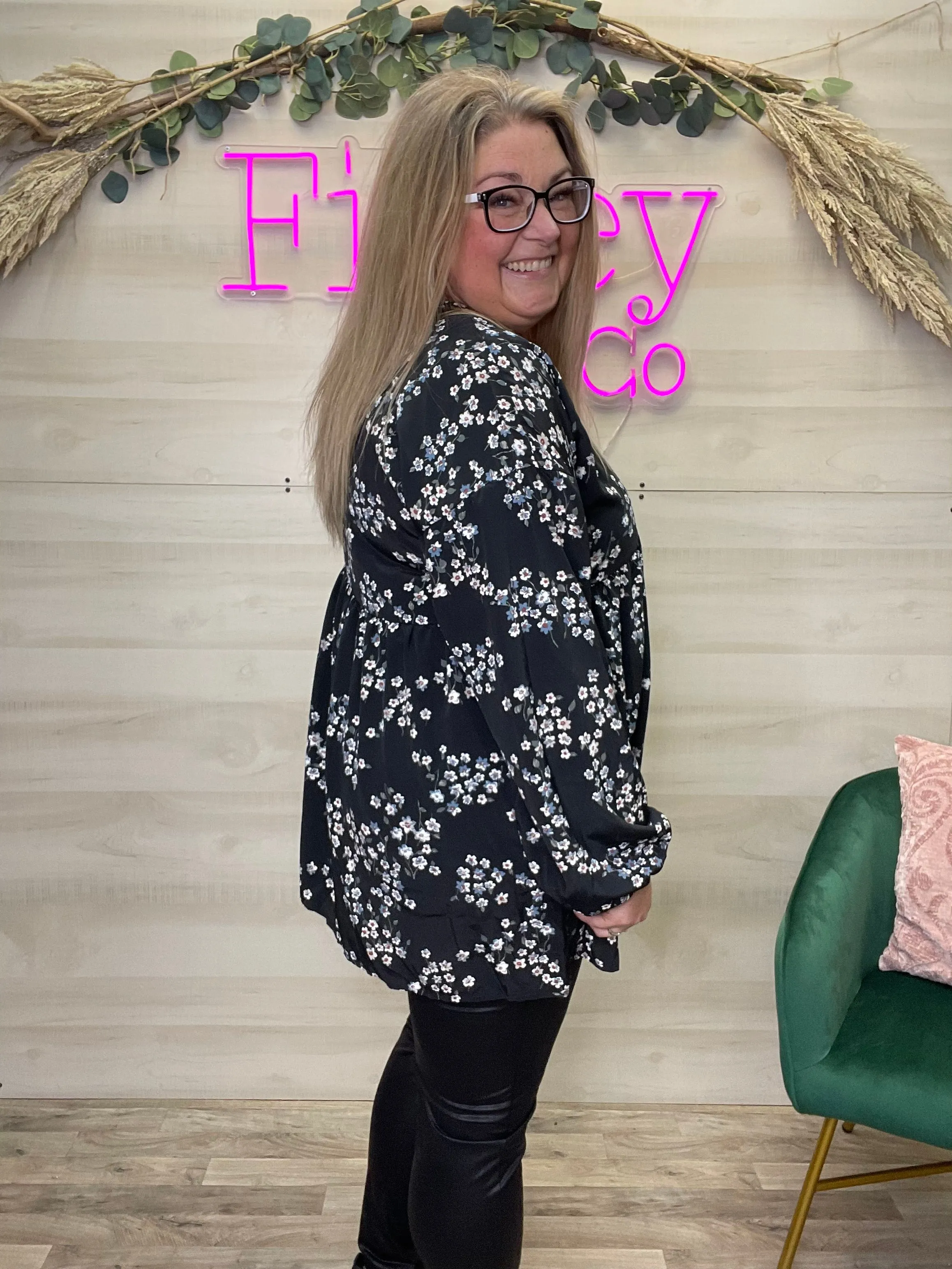 Babydoll Floral Top