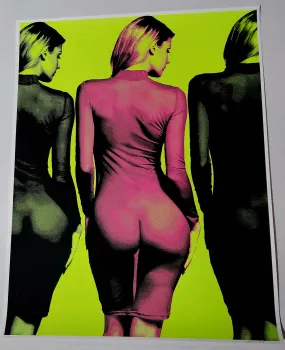 Behind You Silkscreen Print by Aelhra