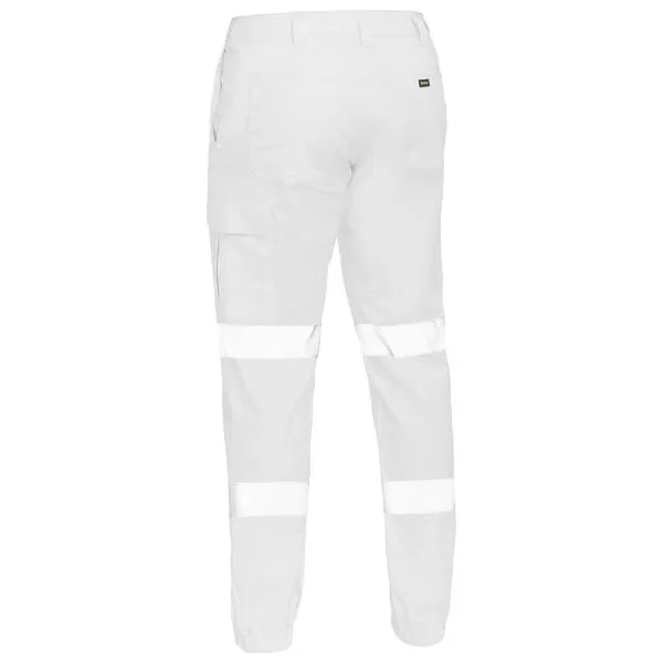 Bisley Modern Fit Taped Biomotion Stretch Cotton Drill Cargo Cuffed Pants (BPC6028T)