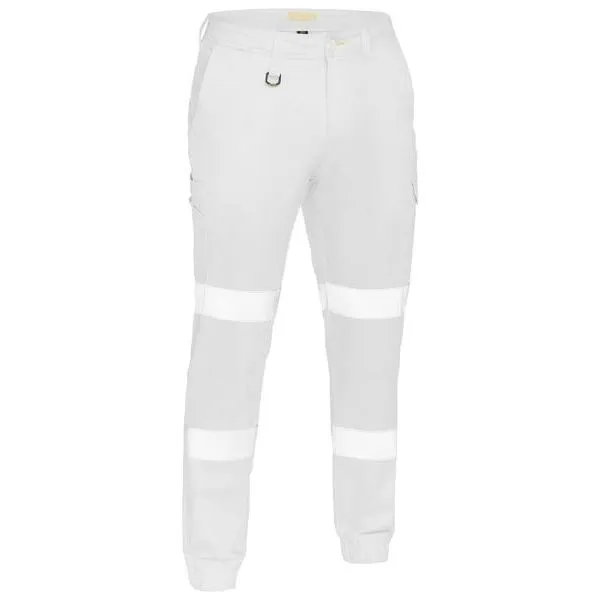 Bisley Modern Fit Taped Biomotion Stretch Cotton Drill Cargo Cuffed Pants (BPC6028T)