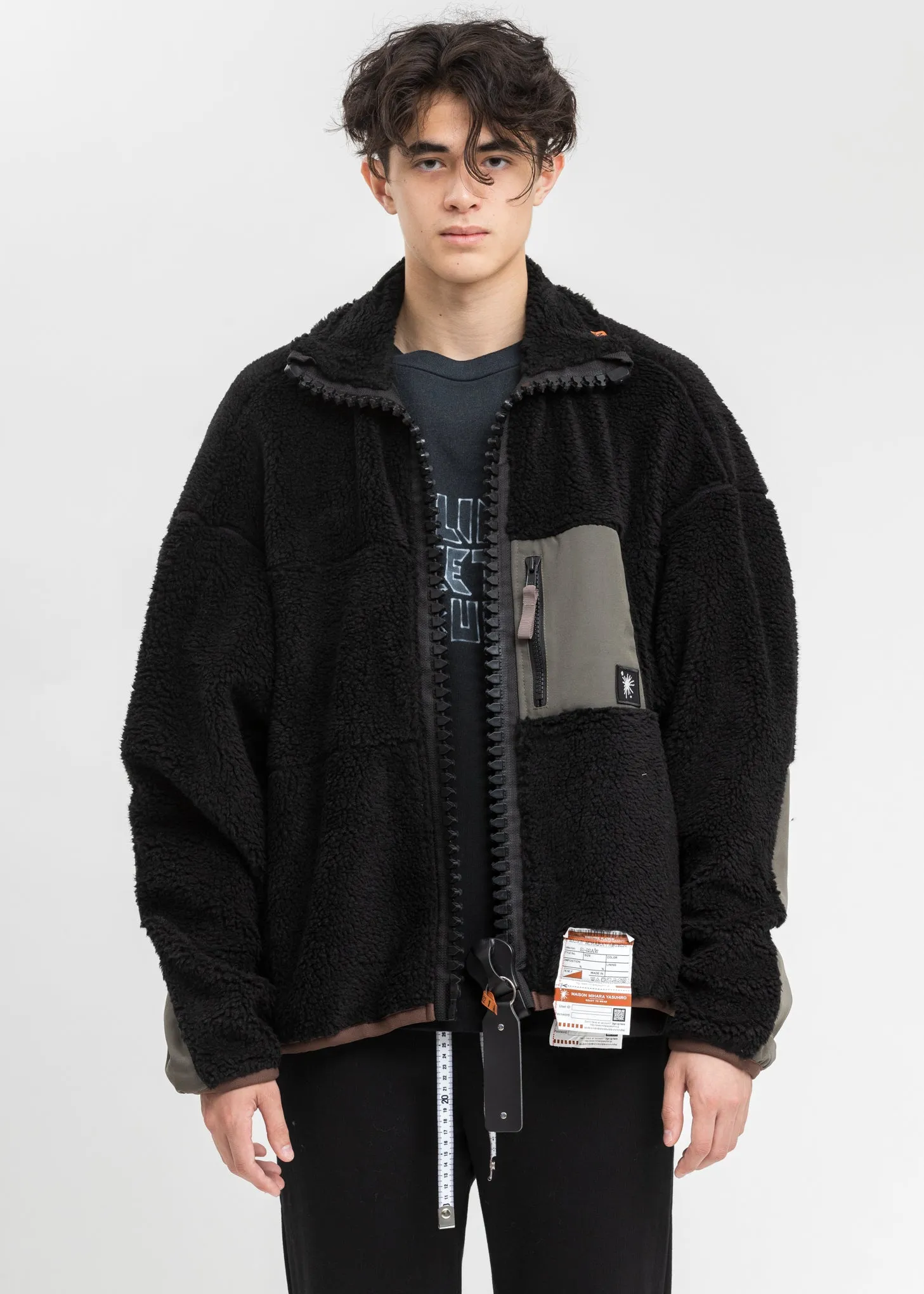 Black Wide Back Boa Jacket