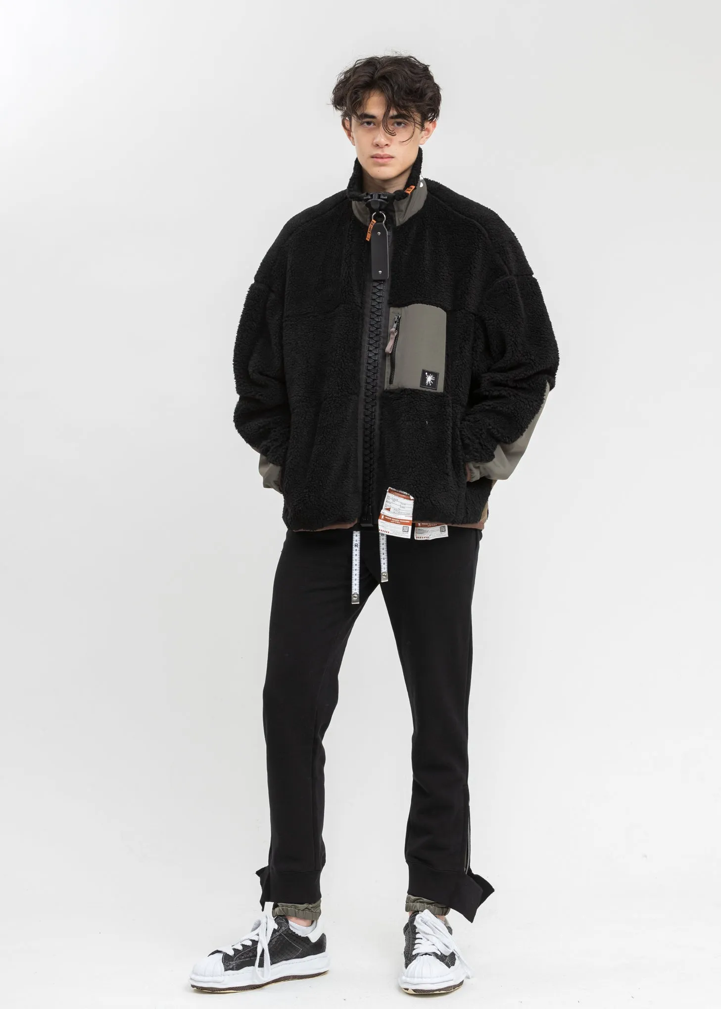 Black Wide Back Boa Jacket