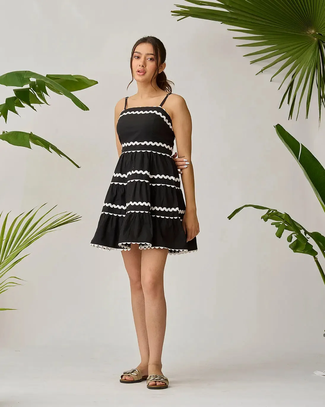 Blossom Triple Layer Lace Mini Dress