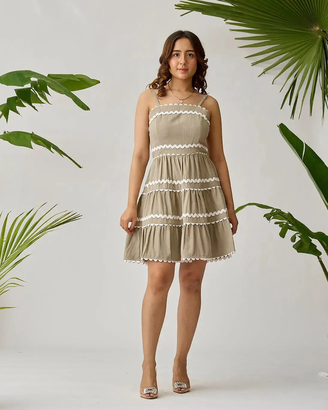 Blossom Triple Layer Lace Mini Dress