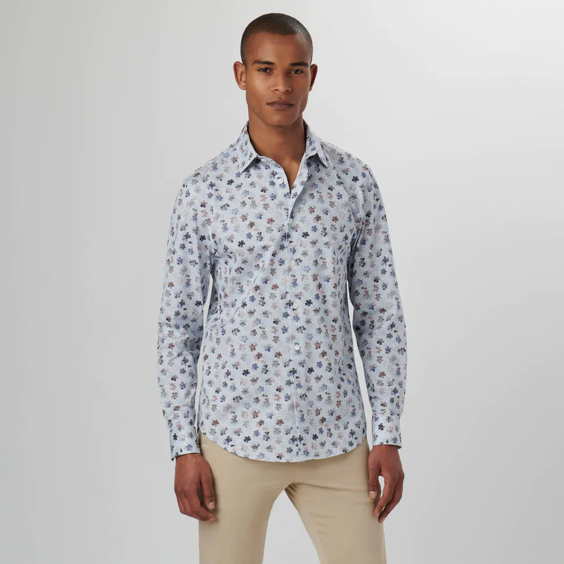 Bugatchi - Long Sleeve - Modern Fit - OOOHCotton Tech - 8 way Stretch - CF9514K60