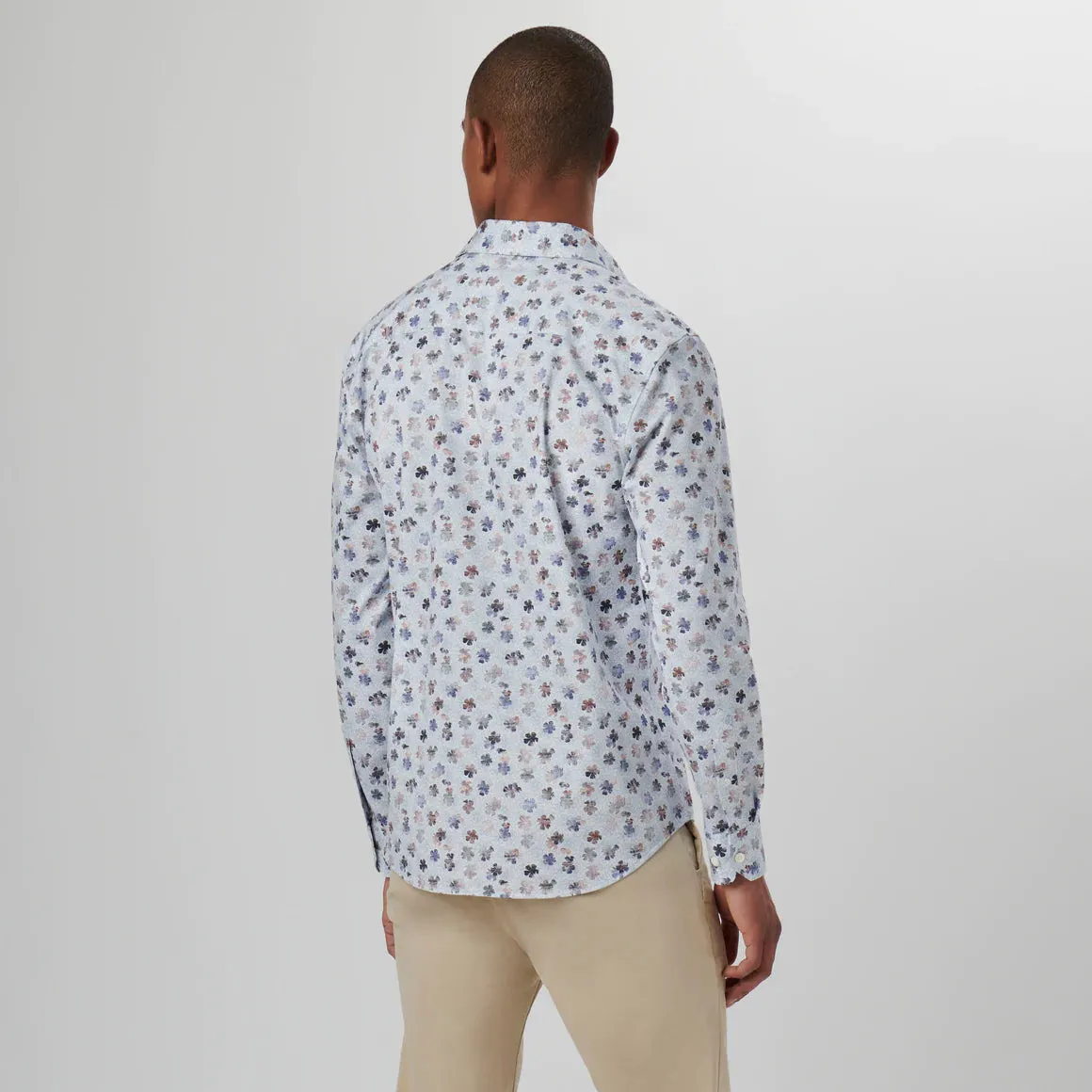 Bugatchi - Long Sleeve - Modern Fit - OOOHCotton Tech - 8 way Stretch - CF9514K60
