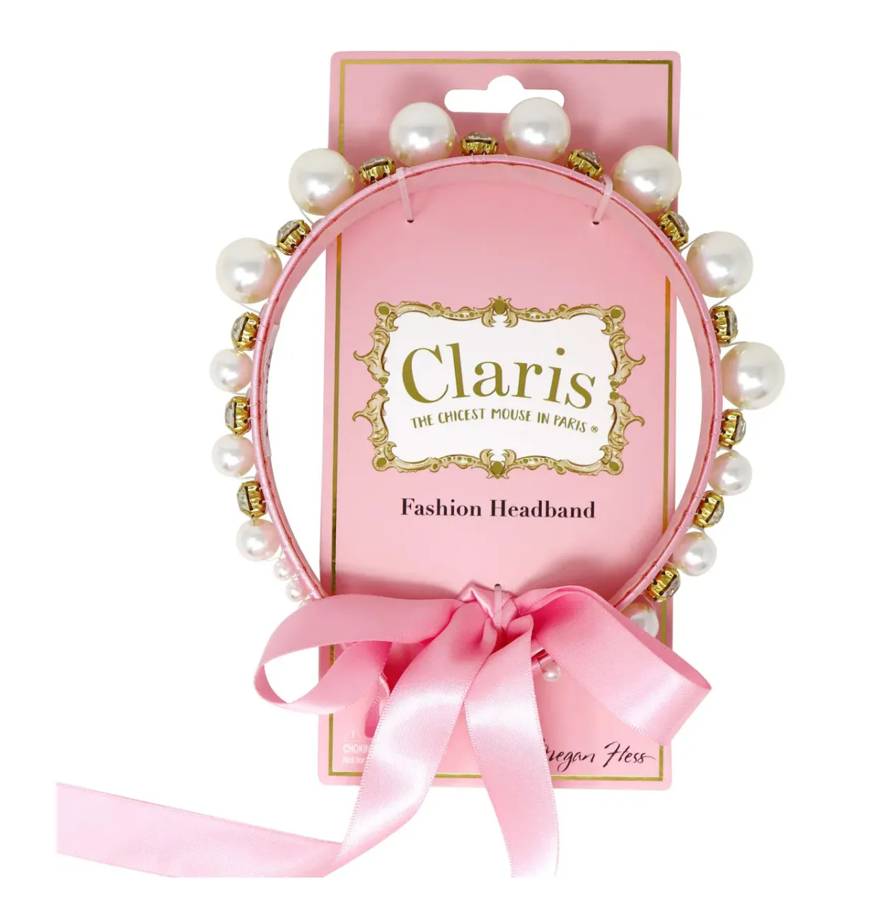 Claris Jewelled Pearl Headband