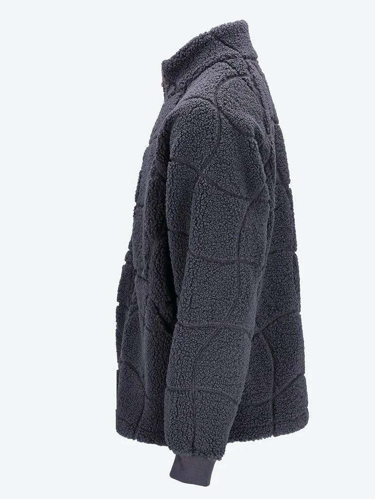 Coverstich sherpa fleece