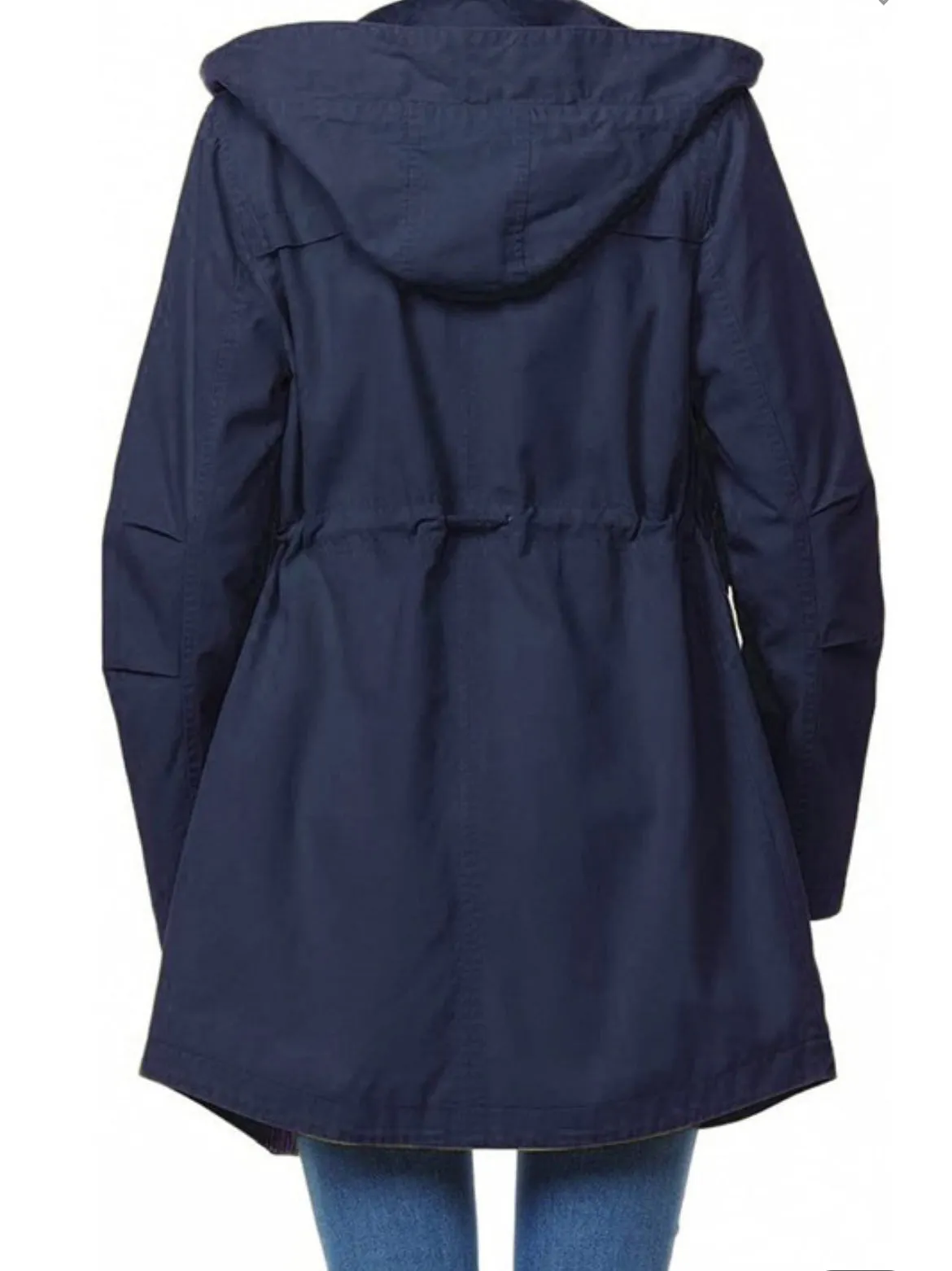 Curvy Navy Jacket
