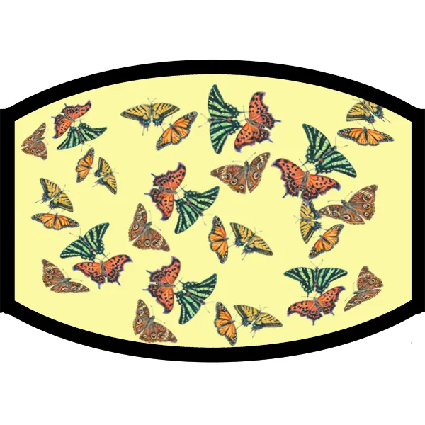 Face Mask - Butterfly Collage
