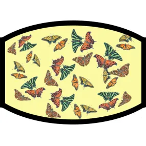 Face Mask - Butterfly Collage