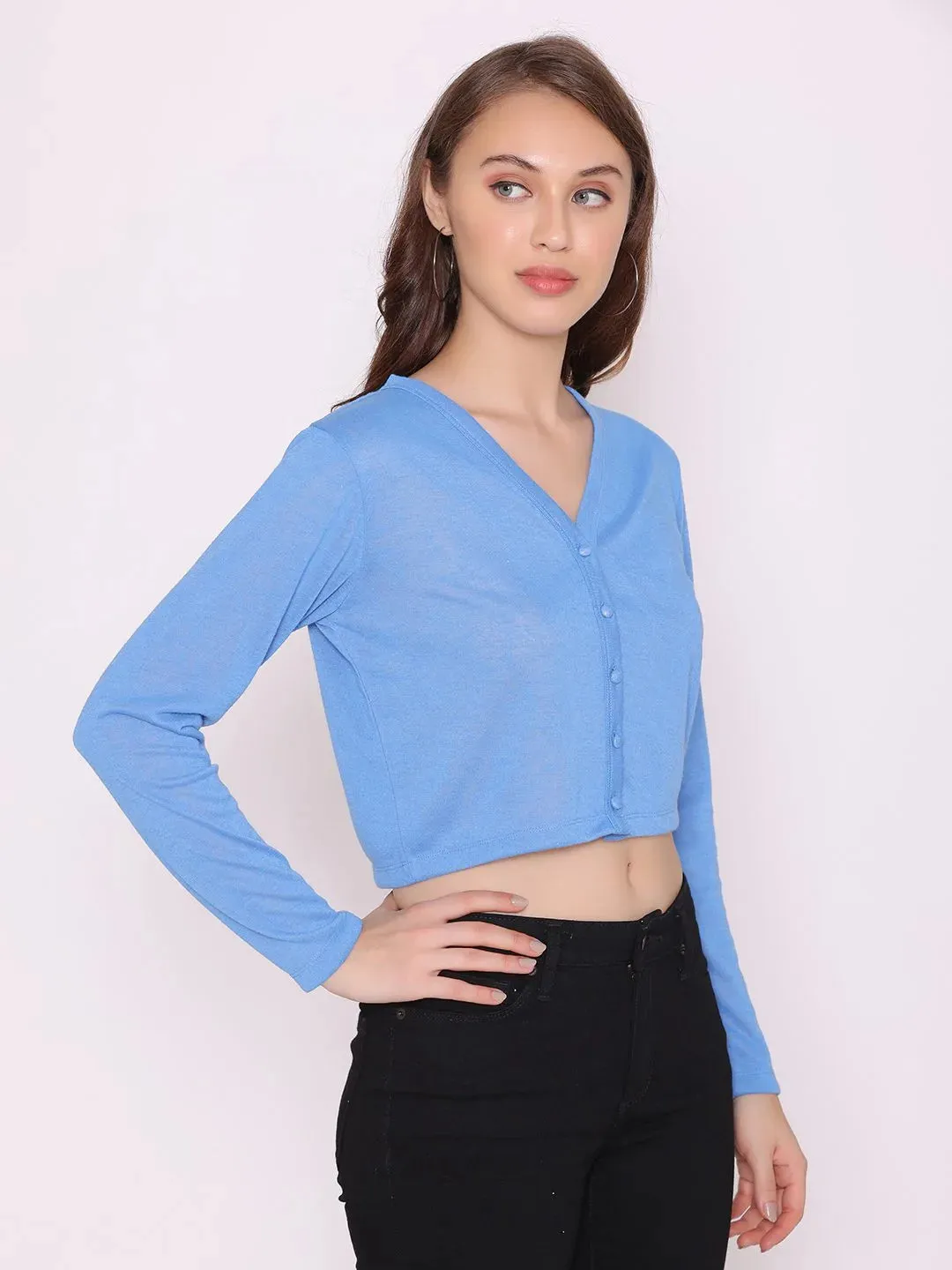 Flawless Women Blue Club Top