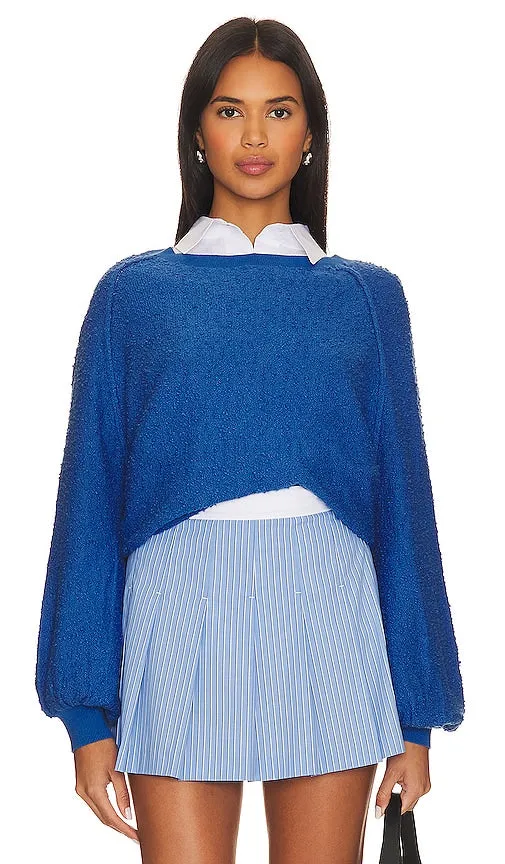 Free People Found My Friend Pullover in Blue
