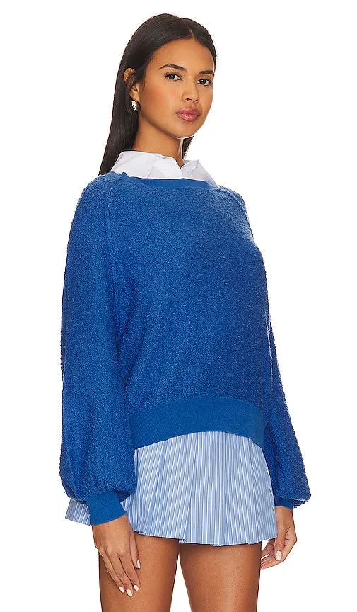 Free People Found My Friend Pullover in Blue