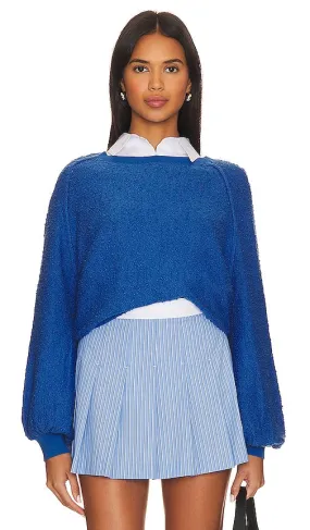 Free People Found My Friend Pullover in Blue