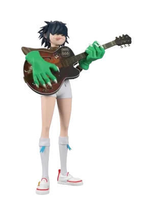 Gorillaz Noodle Song Machine 11 Music Figure Art Toy by SuperPlastic