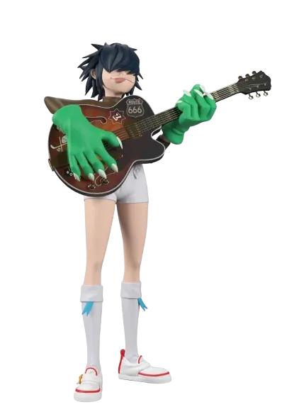 Gorillaz Noodle Song Machine 11 Music Figure Art Toy by SuperPlastic