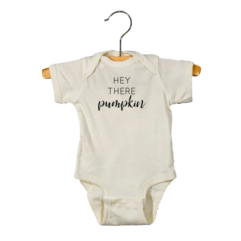 Graphic Bodysuit, Hey There Pumpkin