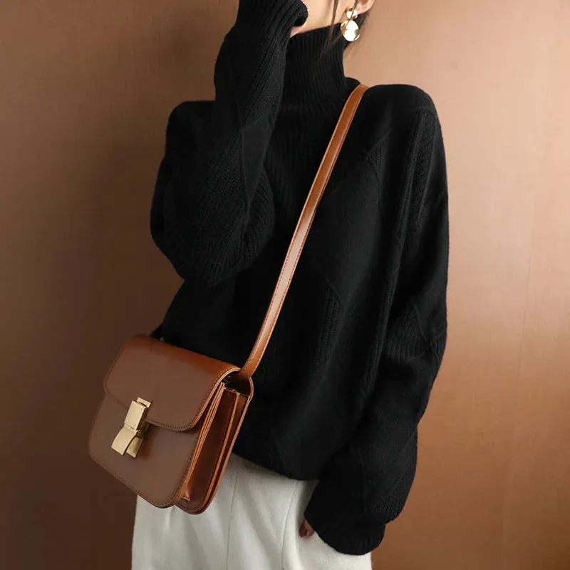 Harper Weicher Pullover | Eleganter Business-Rollkragenpullover