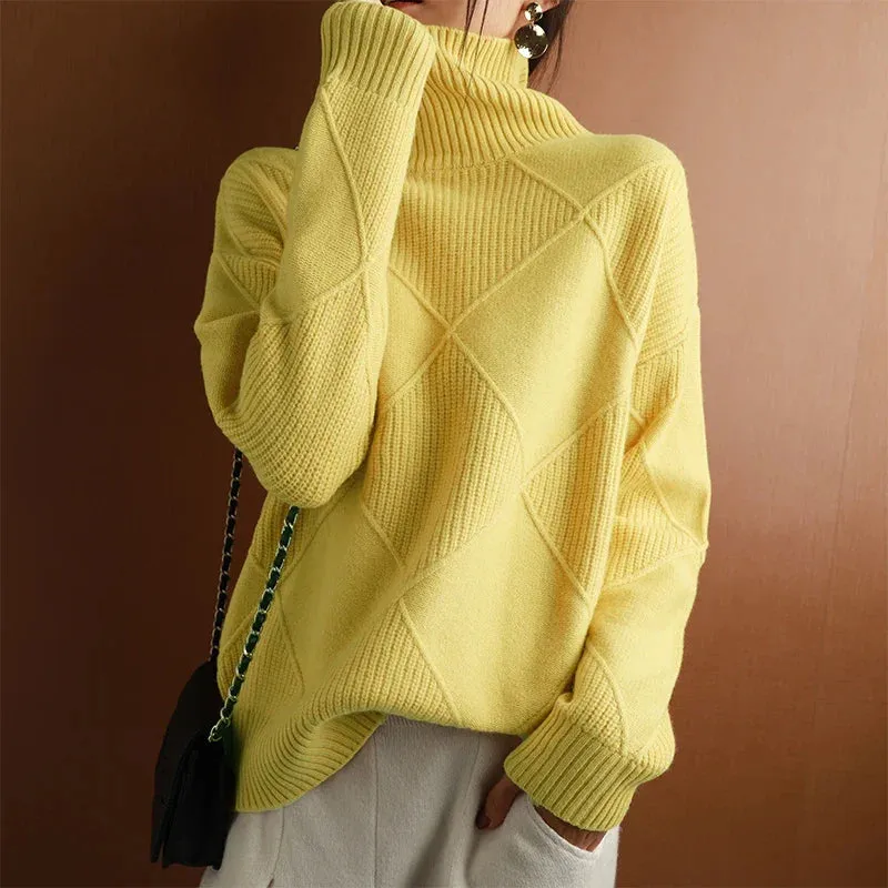 Harper Weicher Pullover | Eleganter Business-Rollkragenpullover