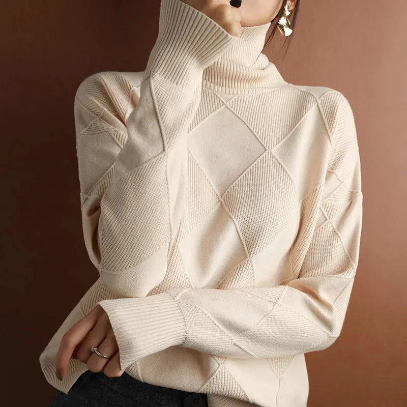 Harper Weicher Pullover | Eleganter Business-Rollkragenpullover