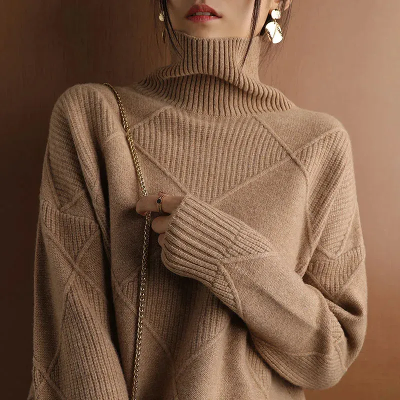 Harper Weicher Pullover | Eleganter Business-Rollkragenpullover