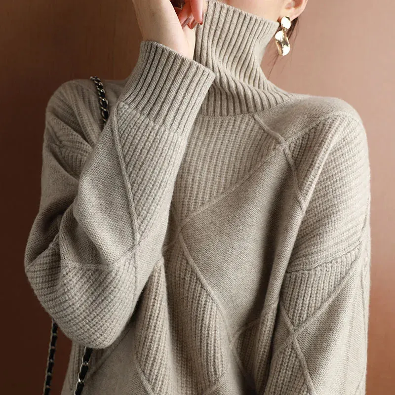 Harper Weicher Pullover | Eleganter Business-Rollkragenpullover