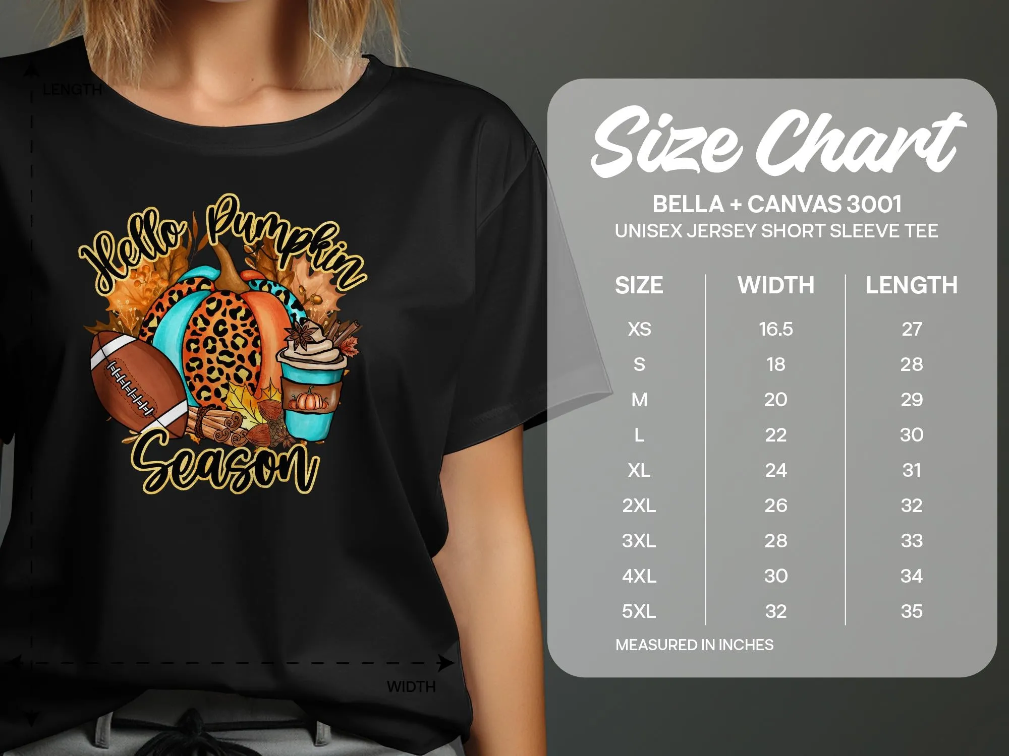 Hello Pumpkin Season Football Shirt, Tank, Sweatshirt & Matching Family Shirts. Perfect for a Fall or Thanksgiving Gift