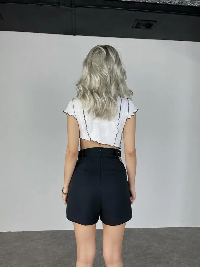 HLLY Women Julien Shorts Skirt Black - Santa Clara del Cobre