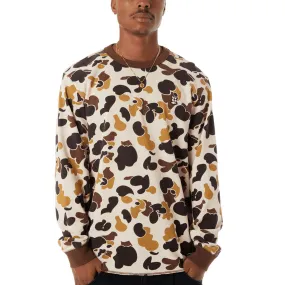 HUF Shrader Camo Long Sleeve Thermal Shirt - Duck Camo