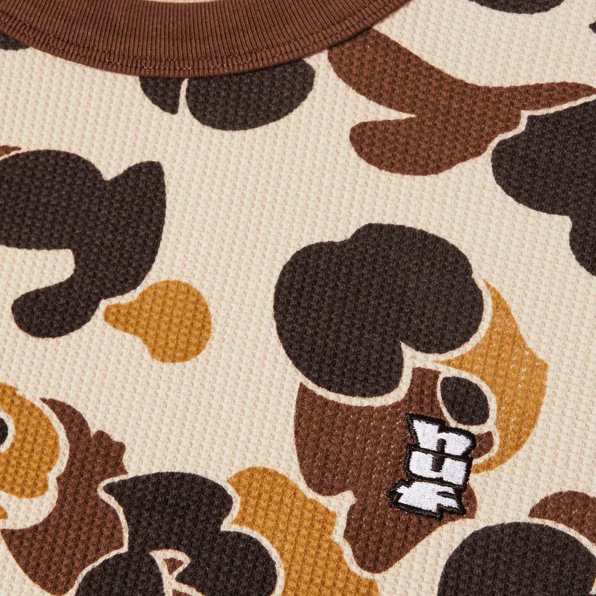 HUF Shrader Camo Long Sleeve Thermal Shirt - Duck Camo