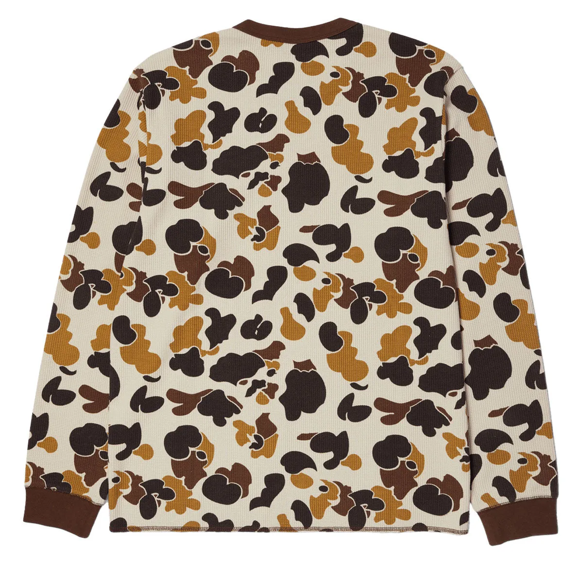 HUF Shrader Camo Long Sleeve Thermal Shirt - Duck Camo