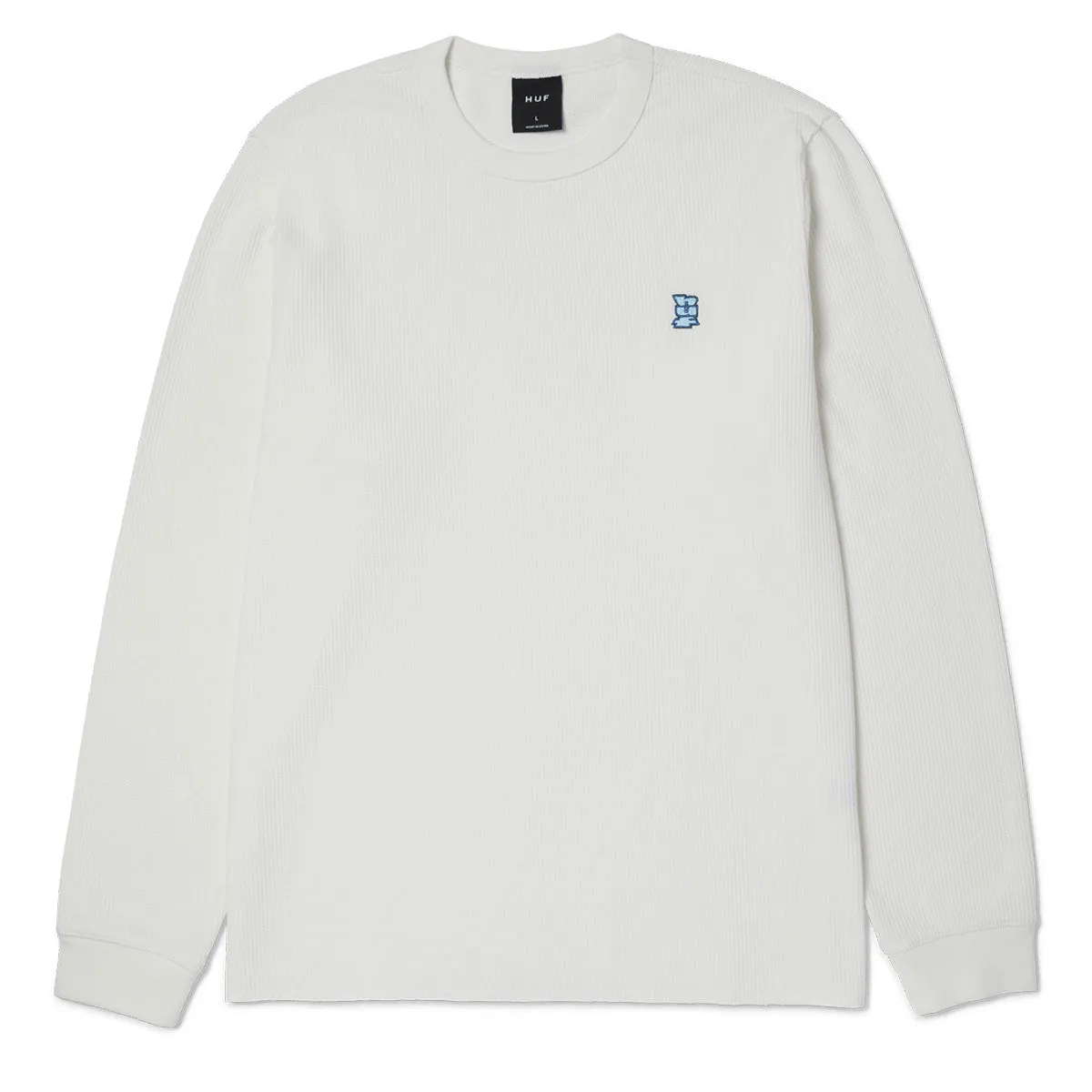 HUF Shrader Long Sleeve Thermal Shirt - White