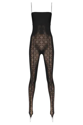 Intricate Pattern Jumpsuit | Black