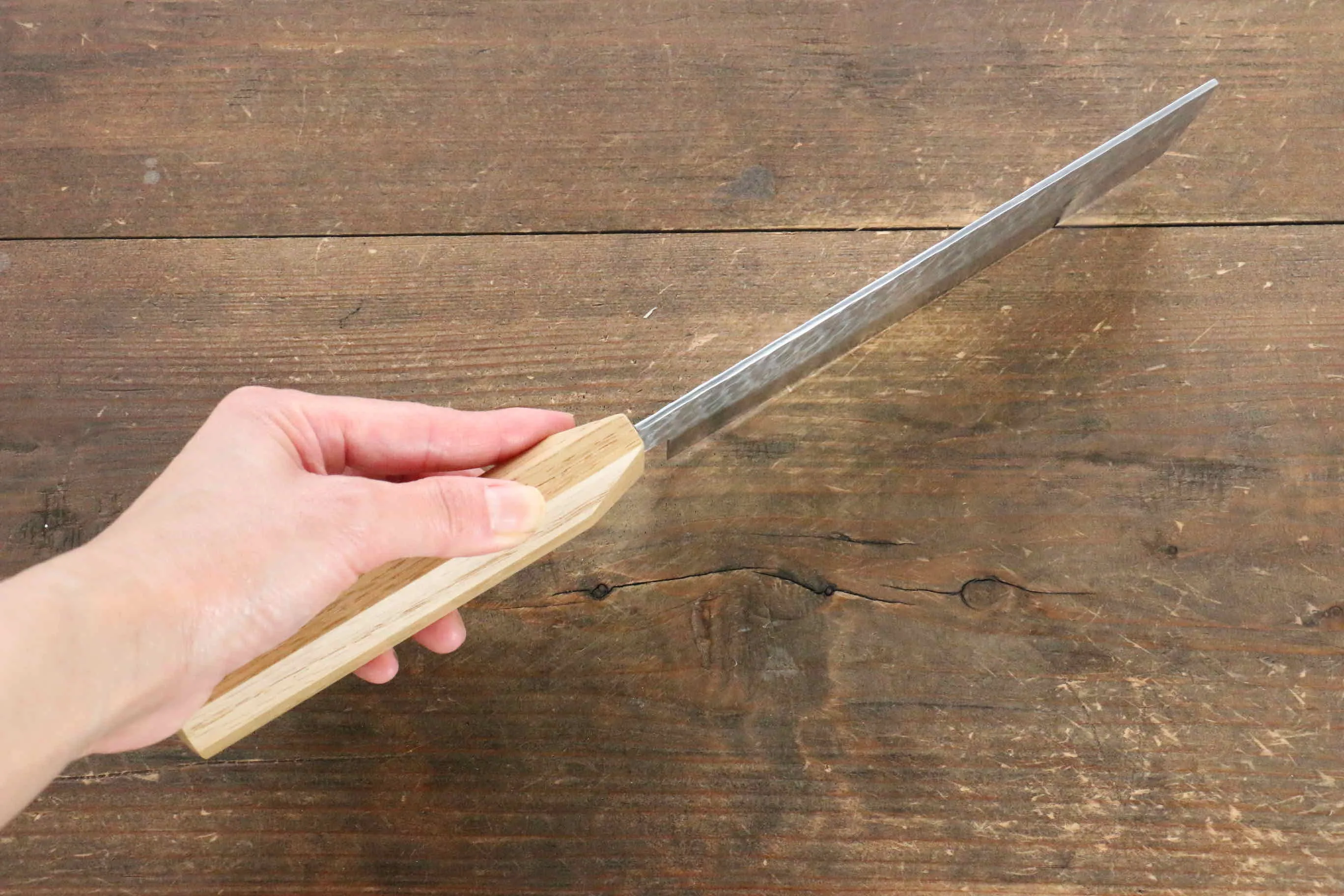 Jikko VG10 17 Layer Usuba  160mm Oak Handle