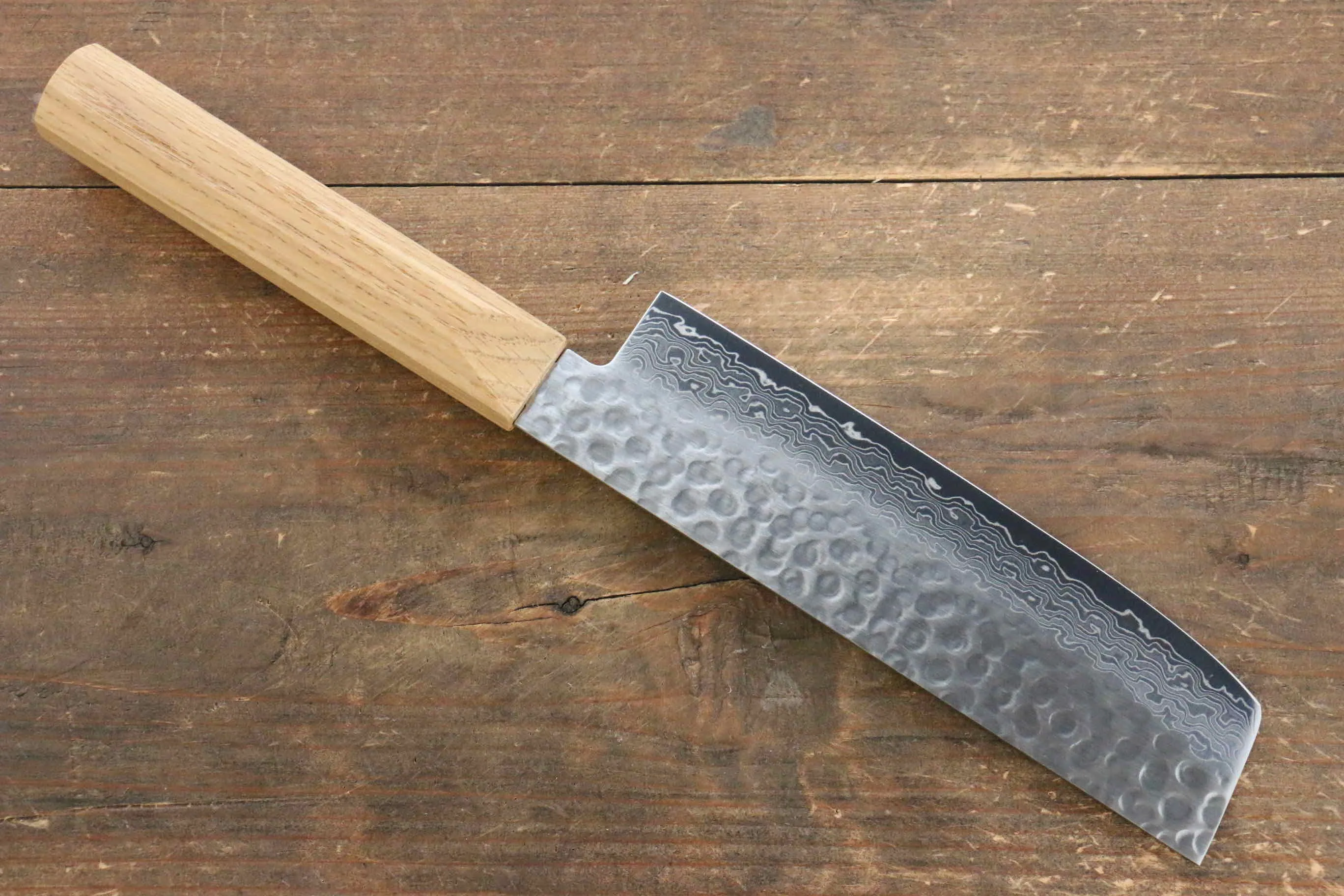 Jikko VG10 17 Layer Usuba  160mm Oak Handle