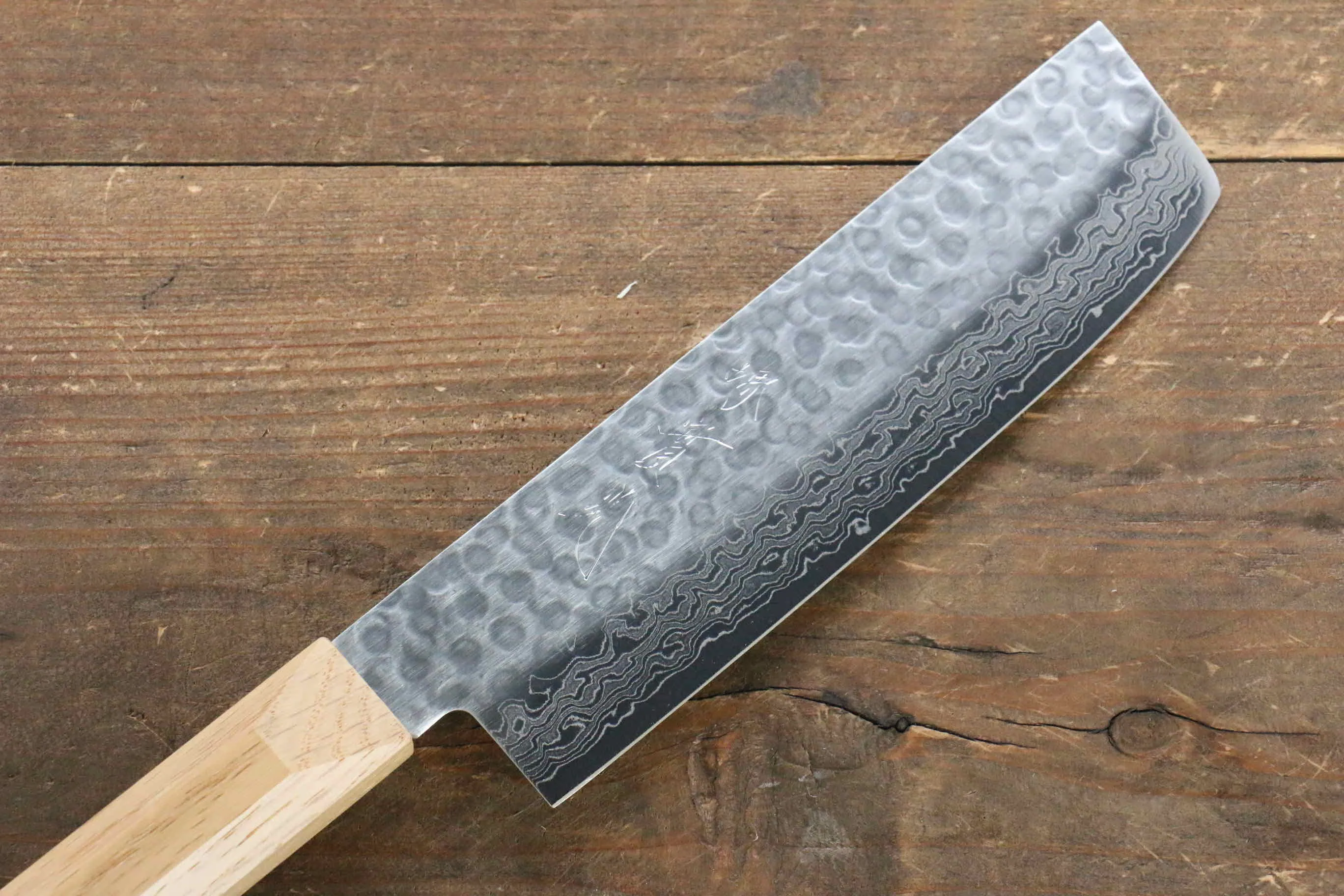 Jikko VG10 17 Layer Usuba  160mm Oak Handle