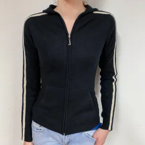 Juicy Culture Black Cashmere Hoodie Extra Small